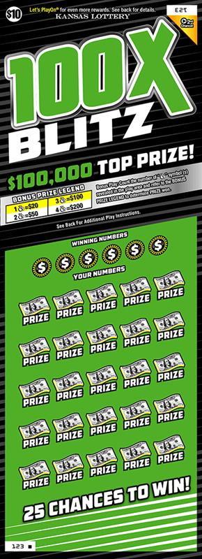 100X BLITZ Ticket Art