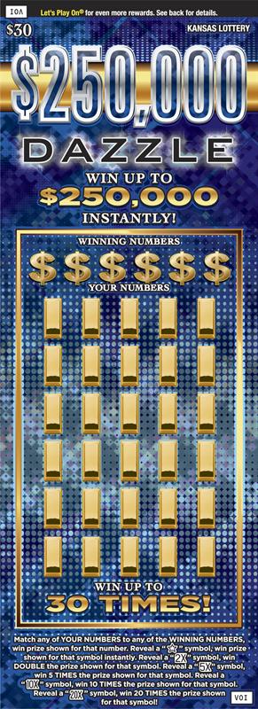 $250,000 DAZZLE Ticket Art