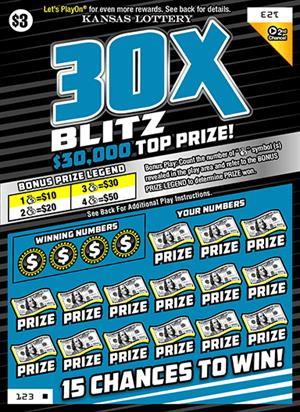 30X BLITZ Ticket Art