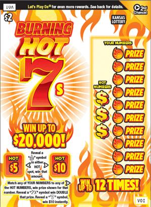BURNING HOT 7S Ticket Art