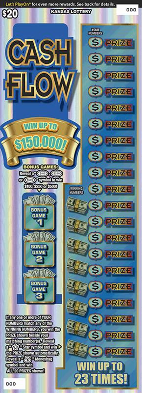 CASH FLOW Ticket Art