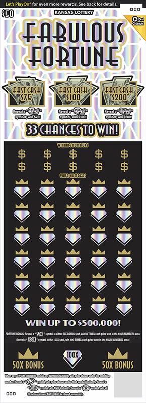 FABULOUS FORTUNE Ticket Art