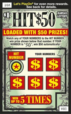 HIT $50 Ticket Art