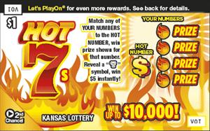 HOT 7S Ticket Art