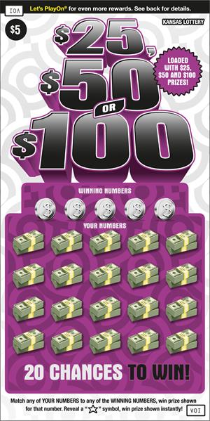 $25, $50 OR $100 Ticket Art