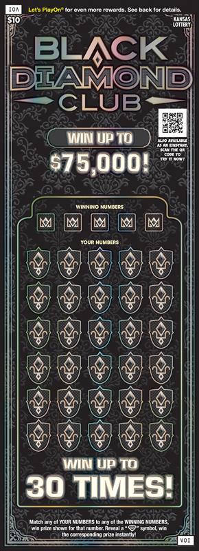 BLACK DIAMOND CLUB Ticket Art