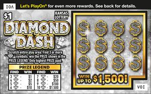 DIAMOND DASH Ticket Art