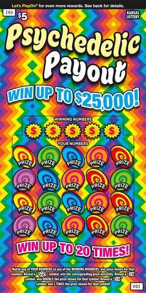 PSYCHEDELIC PAYOUT Ticket Art