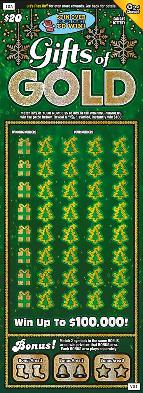 GIFTS OF GOLD Ticket Art