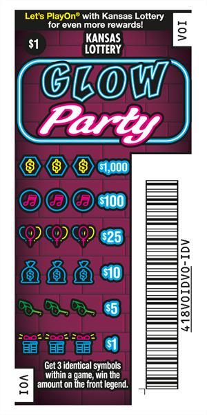 GLOW PARTY Ticket Art