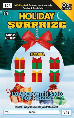 HOLIDAY SURPRIZE Ticket Art