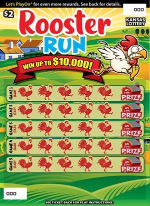 ROOSTER RUN Ticket Art