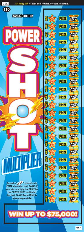 POWER SHOT MULTIPLIER Ticket Art