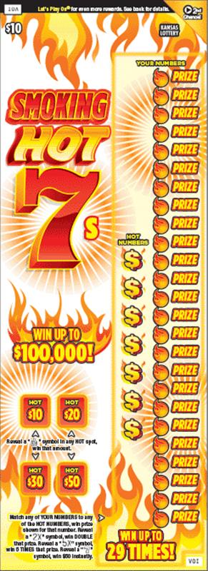 SMOKING HOT 7S Ticket Art