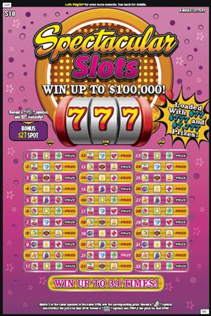 SPECTACULAR SLOTS Ticket Art