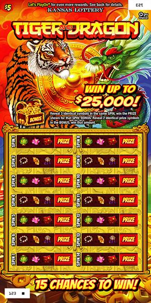 TIGER AND DRAGON Ticket Art