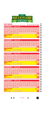 Millionaire For Life Playslip image