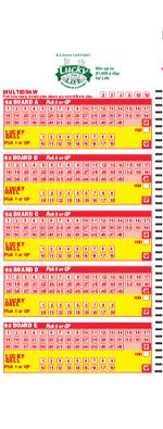 Lucky for Life playslip